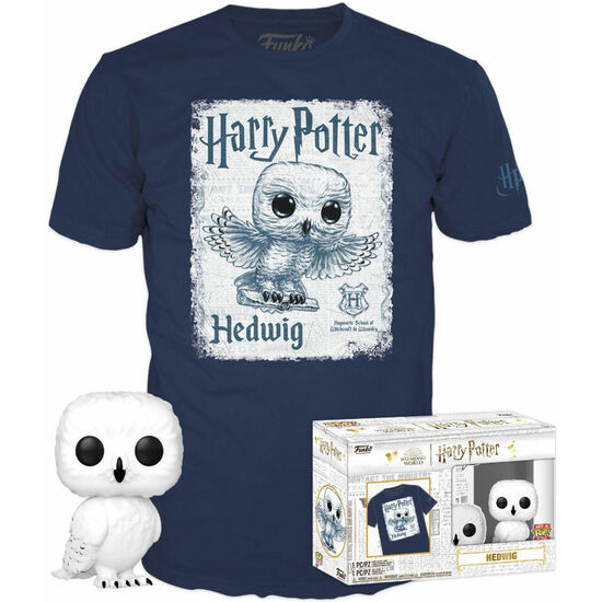 SET FIGURA POP & TEE HARRY POTTER HEDWIG image 0