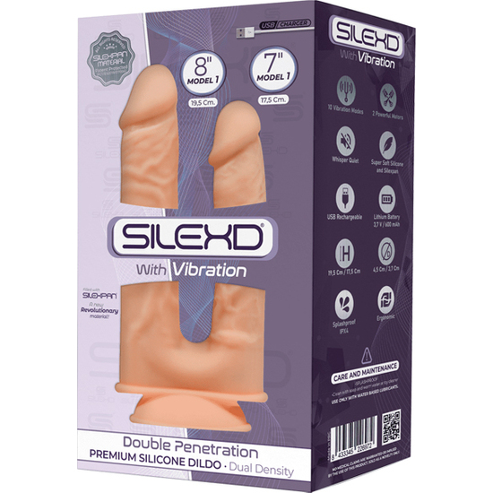 SILEXD MODEL 1 (DOUBLE PENETRATION 7-8) VIBRATION FLESH image 1