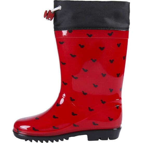 BOTAS LLUVIA PVC MICKEY RED image 1