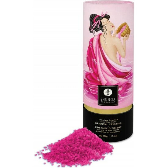 SHUNGA ORIENTAL CRYSTALS BATH SALTS - APHRODISIA 500 GR image 1