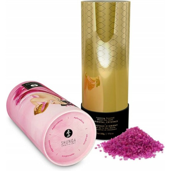 SHUNGA ORIENTAL CRYSTALS BATH SALTS - APHRODISIA 500 GR image 2