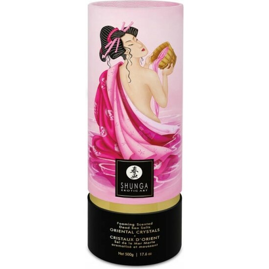 SHUNGA ORIENTAL CRYSTALS BATH SALTS - APHRODISIA 500 GR image 3