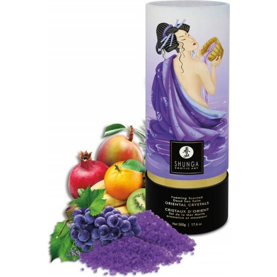 SHUNGA ORIENTAL CRYSTALS BATH SALTS - EXOTIC FRUITS 500 GR image 1