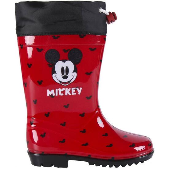 BOTAS LLUVIA PVC MICKEY RED image 0