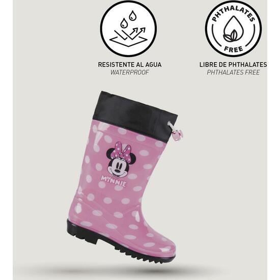 BOTAS LLUVIA PVC MINNIE PINK image 4