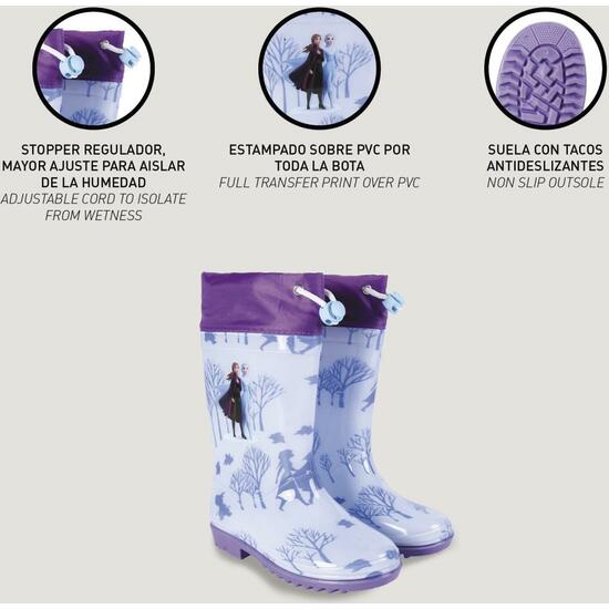 BOTAS LLUVIA PVC FROZEN II LILAC image 5