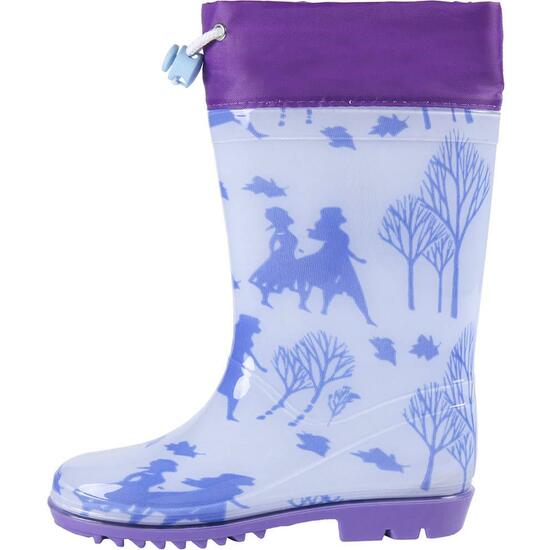 BOTAS LLUVIA PVC FROZEN II LILAC image 1