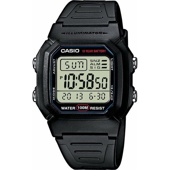 RELOJ DE PULSERA CASIO W-800H-1AVES image 0