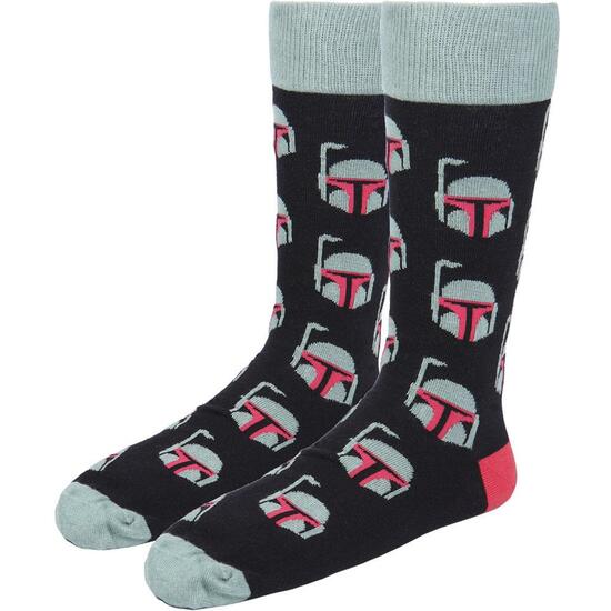 PACK CALCETINES 3 PIEZAS STAR WARS BOBA FETT SIN COLOR image 1