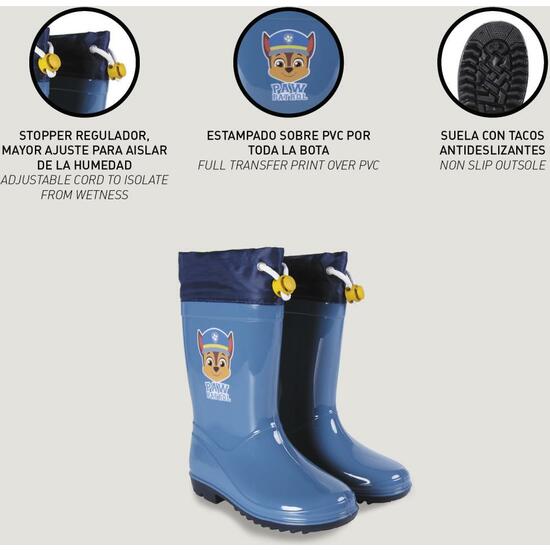 BOTAS LLUVIA PVC PAW PATROL BLUE image 5