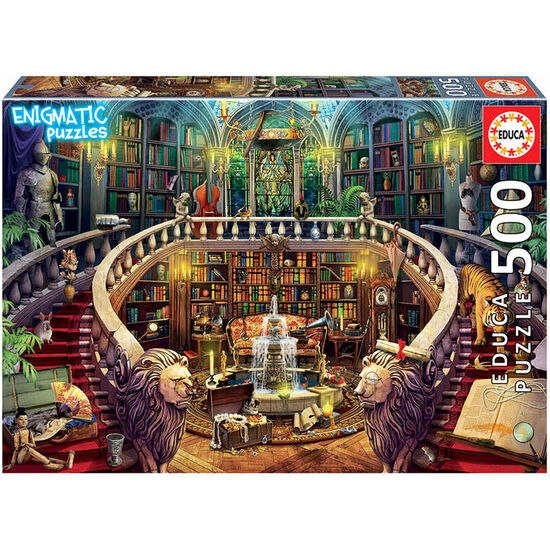 PUZZLE ENIGMATIC BIBLIOTECA 500PCS image 1