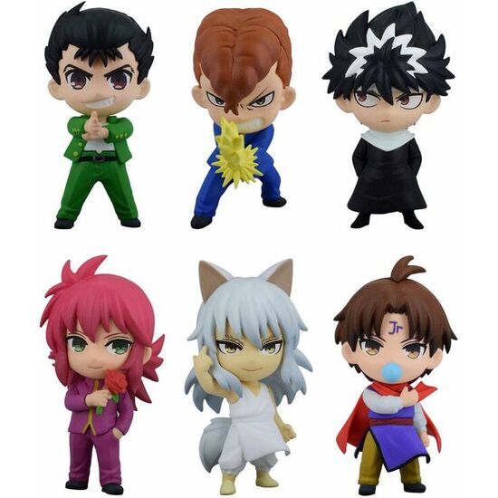 PACK 6 FIGURAS MINI COLLECTION YU YU HAKUSHO 5CM SURTIDO image 0