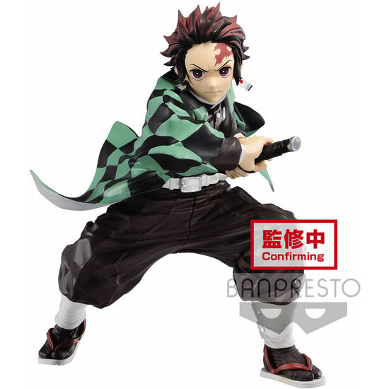 FIGURA TANJIRO KAMADO 1 DEMON SLAYER KIMETSU NO YAIBA MAXIMATIC 18CM image 0