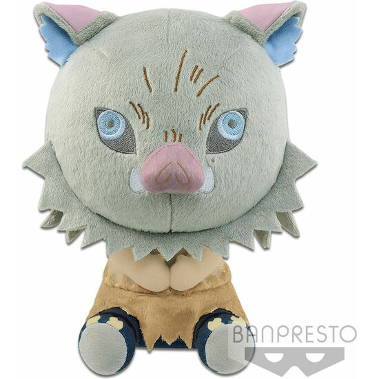 PELUCHE INOSUKE HASHIBIRA DEMON SLAYER KIMETSU NO YAIBA 20CM image 0