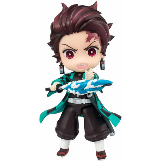 FIGURA FIGUARTS MINI TANJIRO KAMADO WATER BREATHING DEMON SLAYER KIMETSU NO YAIBA 9CM image 0