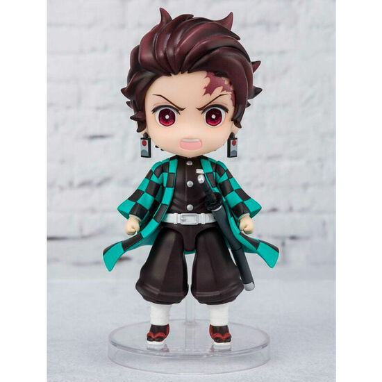 FIGURA FIGUARTS MINI TANJIRO KAMADO WATER BREATHING DEMON SLAYER KIMETSU NO YAIBA 9CM image 1