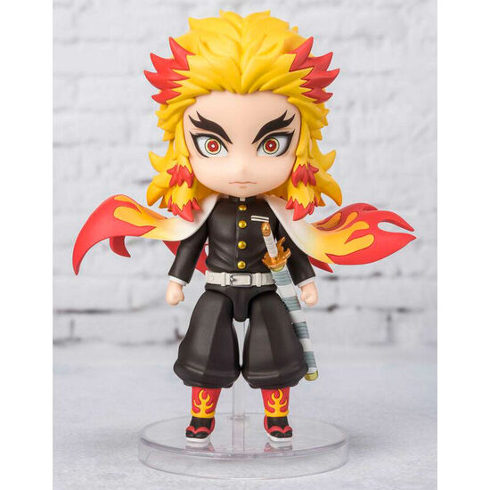 FIGURA FIGUARTS MINI KYOJURO RENGOKU FLAME BREATHING DEMON SLAYER KIMETSU NO YAIBA 9CM image 1