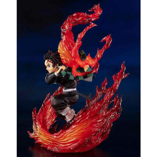 FIGURA TANJIRO KAMADO HINOMAKI KAGURA SEMON SLAYER KIMETSU NO YAIBA 15CM image 1