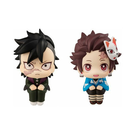 PACK 2 FIGURAS TANJIRO KAMADO AND GENYA LOOKUP DEMON SLAYER KIMETSU NO YAIBA 11CM image 3