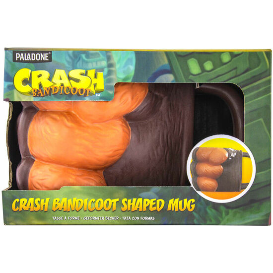 TAZA 3D PUÑO CRASH BANDICOOT image 0