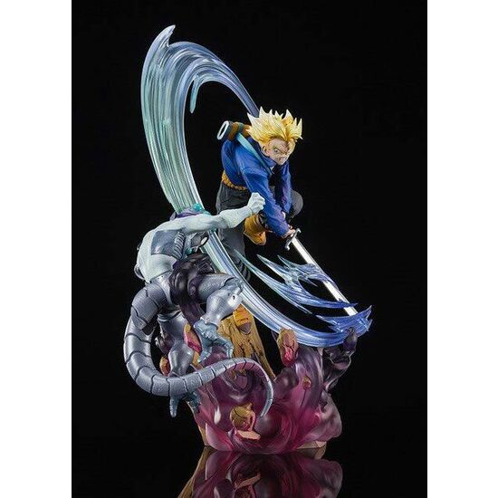 ESTATUA FIGUARTS ZERO SUPER SAIYAN TRUNKS SECOND SUPER SAIYAN DRAGON BALL Z 28CM image 0