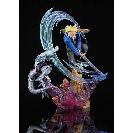 ESTATUA FIGUARTS ZERO SUPER SAIYAN TRUNKS SECOND SUPER SAIYAN DRAGON BALL Z 28CM image 1