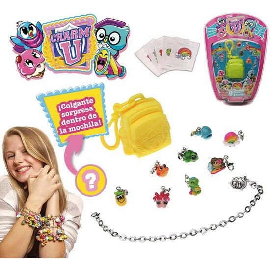 CHARM U PULSERA+8 COLGANTES MOCHILA image 0