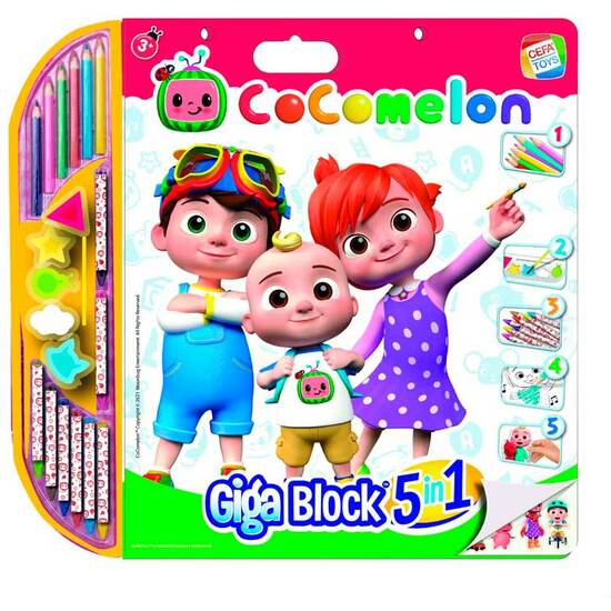 GIGA BLOCK COCOMELON 5 EN 1 image 0