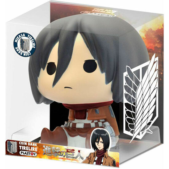 HUCHA MIKASA CHIBI ATTACK ON TITAN 16CM image 2