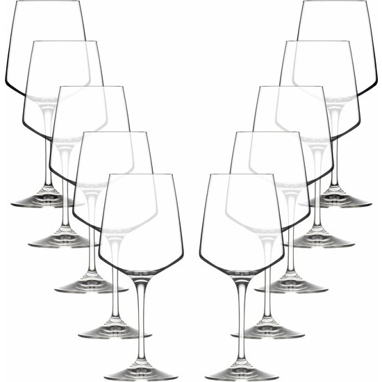 SET 10 COPAS VINO TINTO 46,3 CL CRISTAL COLECCIÓN WINE image 0