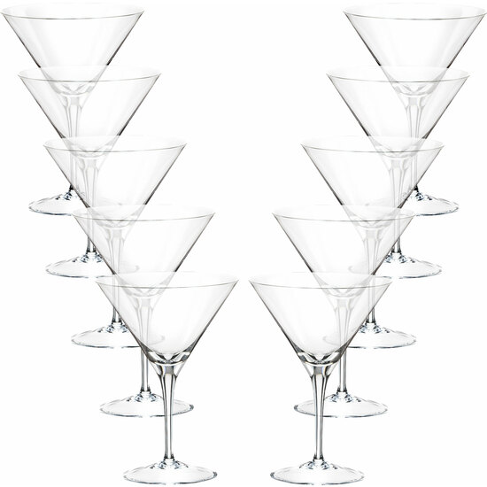 SET 10 COPAS COCTEL 35 CL CRISTAL COLECCIÓN BARWARE image 0