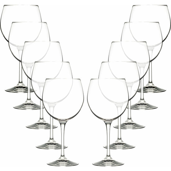 SET 10 COPAS COMBINADOS 67 CL CRISTAL COLECCIÓN BARWARE image 0