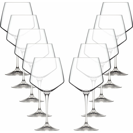 SET 10 COPAS GRANDES VINOS 72 CL CRISTAL COLECCIÓN WINE image 0