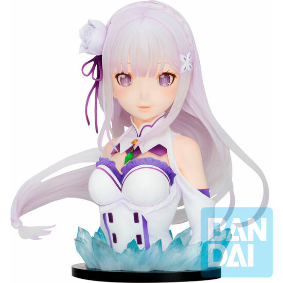 FIGURA ICHIBANSHO EMILIA MAY THE SPIRIT BLESS YOU RE:ZERO STARTING LIFE IN ANOTHER WORLD 23CM image 0