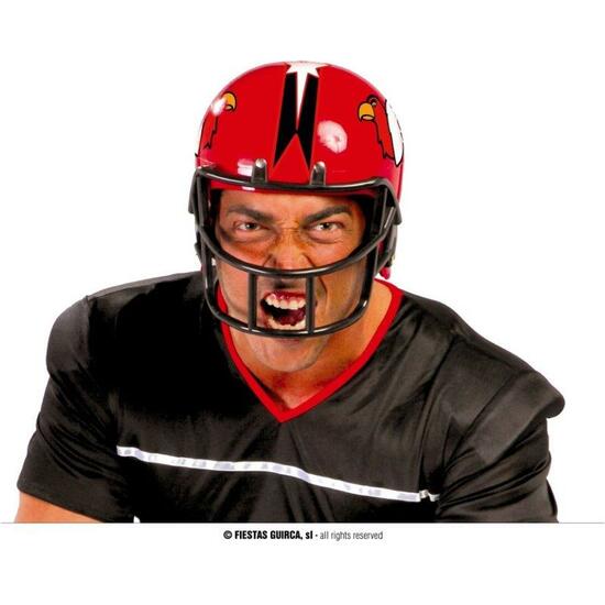 CASCO FUTBOL AMERICANO ROJO image 0