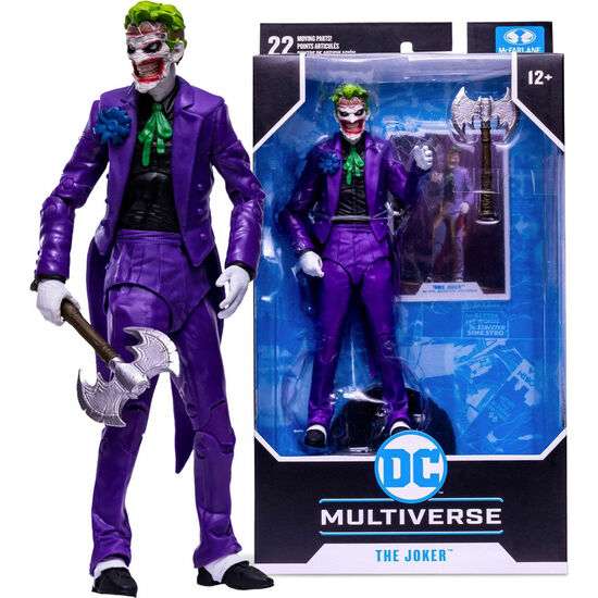 FIGURA THE JOKER MULTIVERSE DC COMICS 18CM image 0