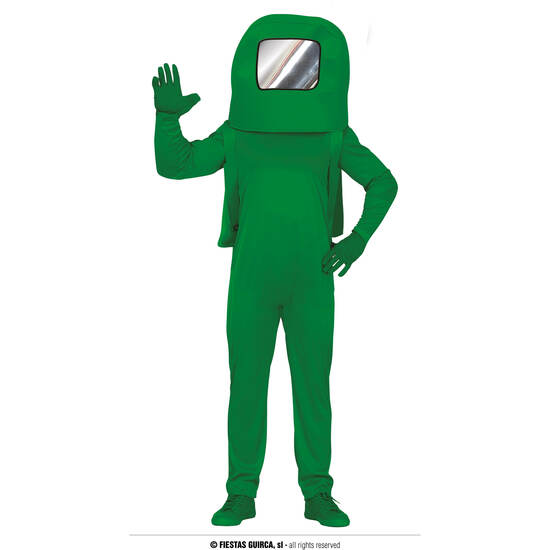 DISFRAZ ASTRONAUTA VERDE 14-16 AÑOS image 0