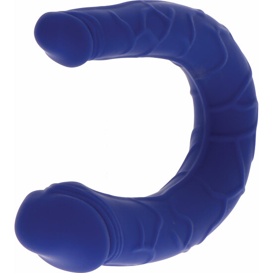 REALISTIC MINI DOUBLE DONG - BLUE image 0