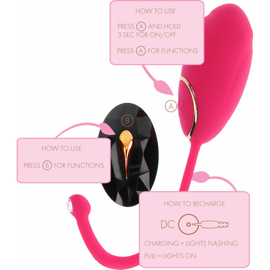 LILY REMOTE EGG - PINK image 7