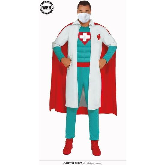 DISFRAZ SUPER DOCTOR ADULTO 48-50 image 0