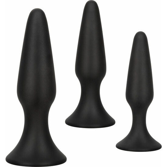 COLT SILICONE ANAL TRAINER KIT BLACK image 0