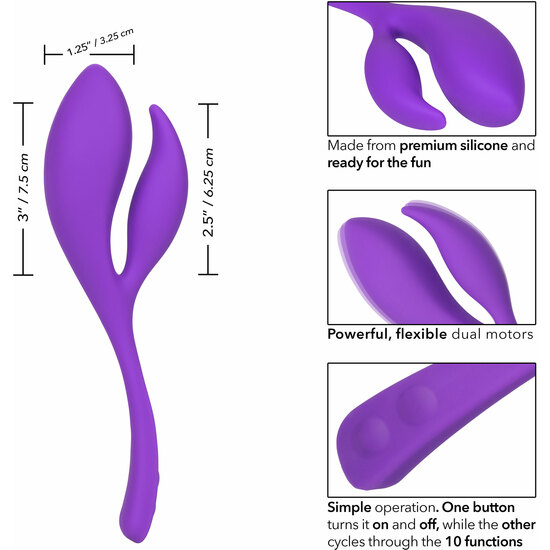 SILICONE MARVELOUS CLIMAXER - PURPLE image 3