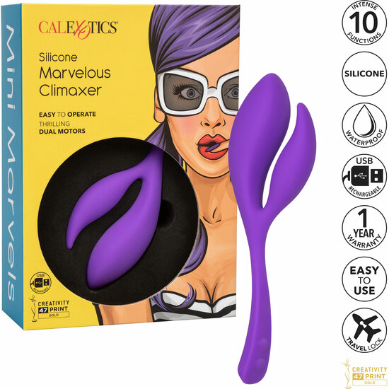 SILICONE MARVELOUS CLIMAXER - PURPLE image 4