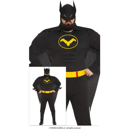 DISFRAZ BLACK HERO ADULTO XL 54-56 image 0