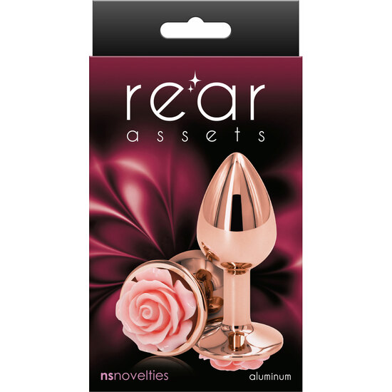 ROSE BUTTPLUG SMALL - PINK image 1