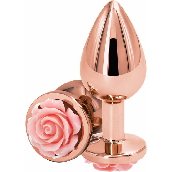 ROSE BUTTPLUG MEDIUM - PINK image 0