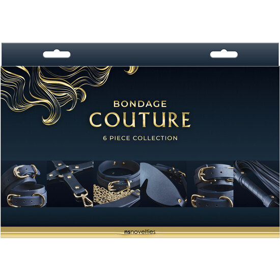 BONDAGE COUTURE 6 PIECE KIT - BLUE image 1