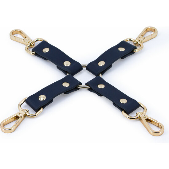 BONDAGE COUTURE HOG TIE - BLUE image 0