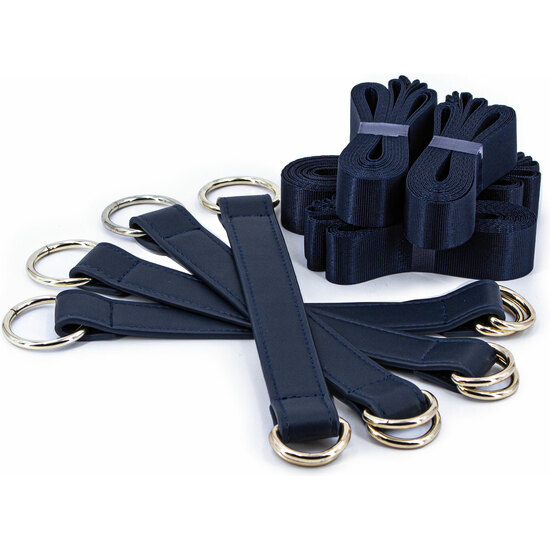 BONDAGE COUTURETIE DOWN STRAPS - BLUE image 0