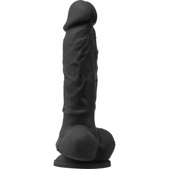 VIBRATING DILDO 5 INCH BLACK image 0